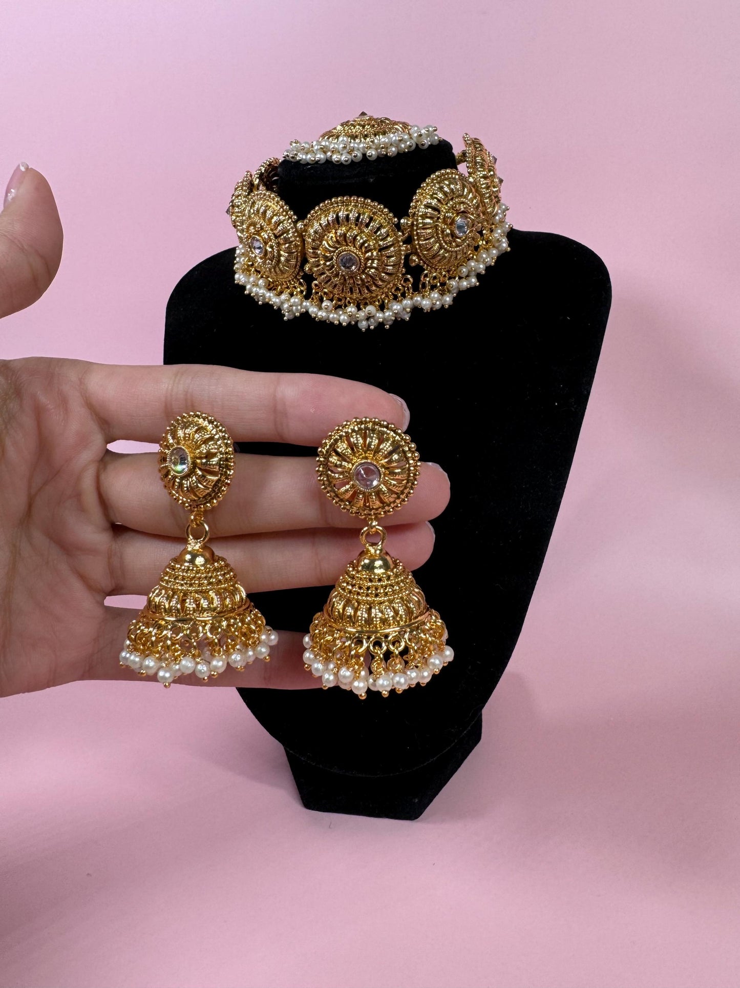 Indian jewlery set/Necklace Set/  Choker/ Bollywood Jewelry/ Indian jewelry/ Pakistani necklace/ punjabi necklace/bridal/