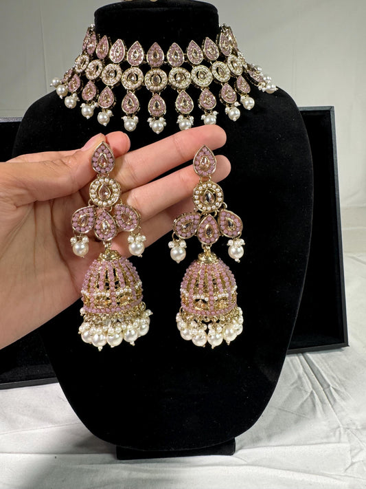 Indian jewlery set/Necklace Set/  Choker/ Bollywood Jewelry/ Indian jewelry/ Pakistani necklace/ punjabi necklace/bridal/