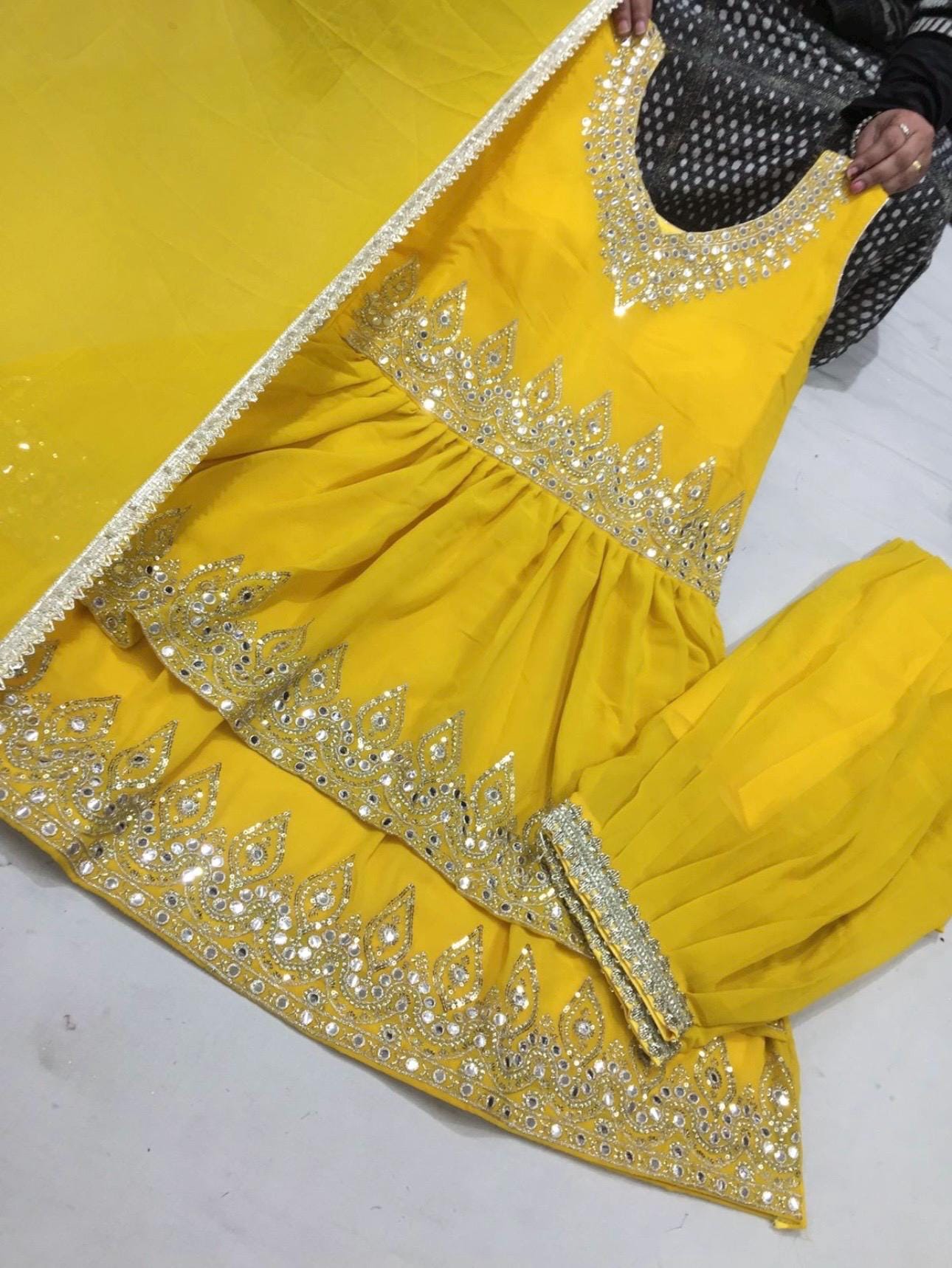 Pakistani suit, Punjabi Sharrara For Women Indian Designer Wedding Wear, Salwar suit, Chaniya Choli bollywood Style Indian outfits