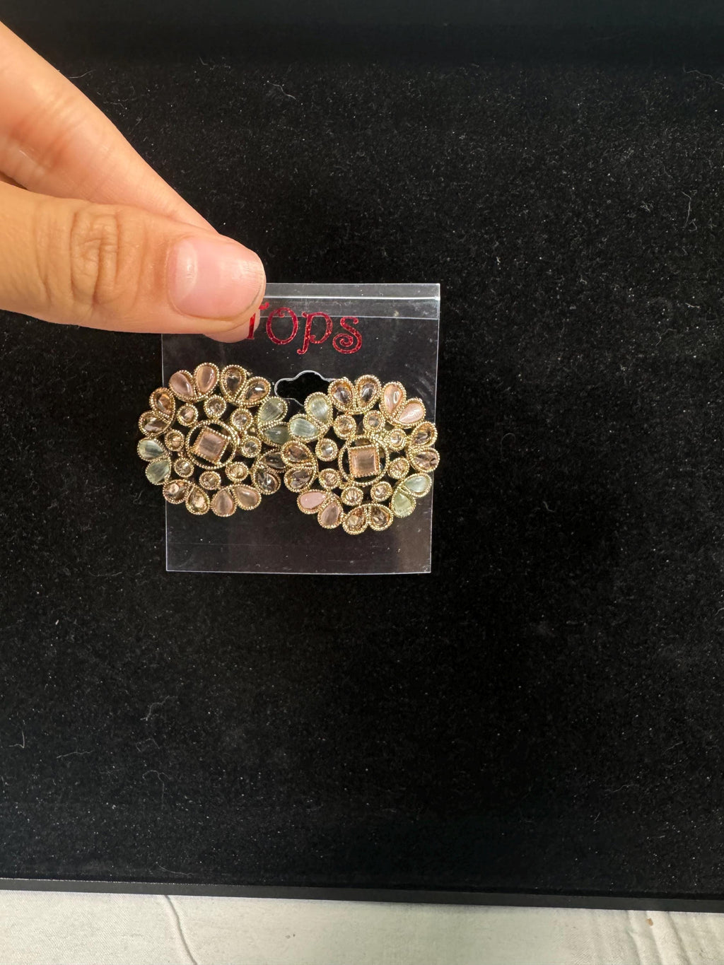 Bollywood Style Jhumka Earrings, Indian Gold Plated Hoop Earrings, Statement Ethnic Jewelry, Festive Earrings, Women's Accessories