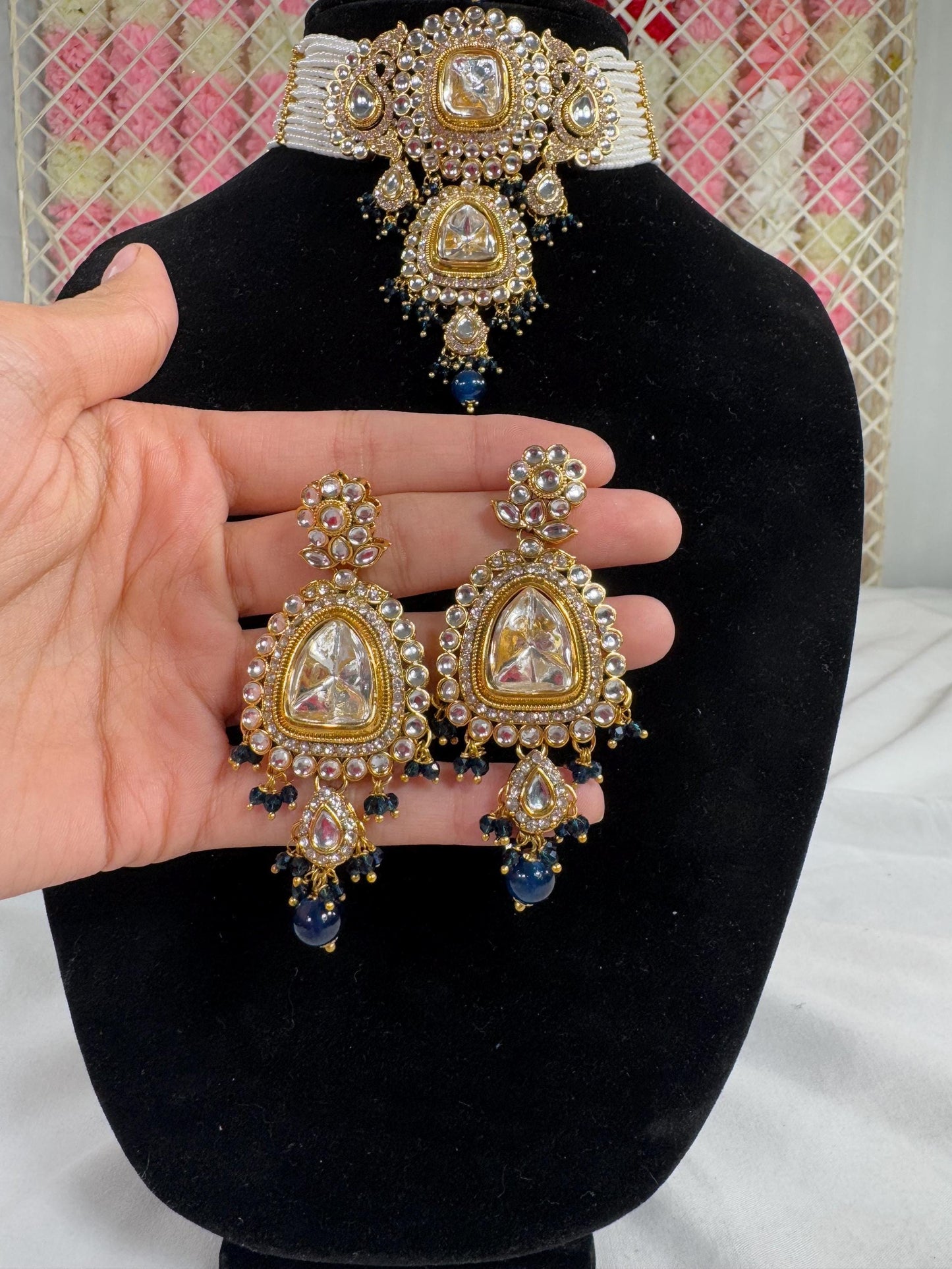 Indian jewlery set/Necklace Set/  Choker/ Bollywood Jewelry/ Indian jewelry/ Pakistani necklace/ punjabi necklace/bridal/