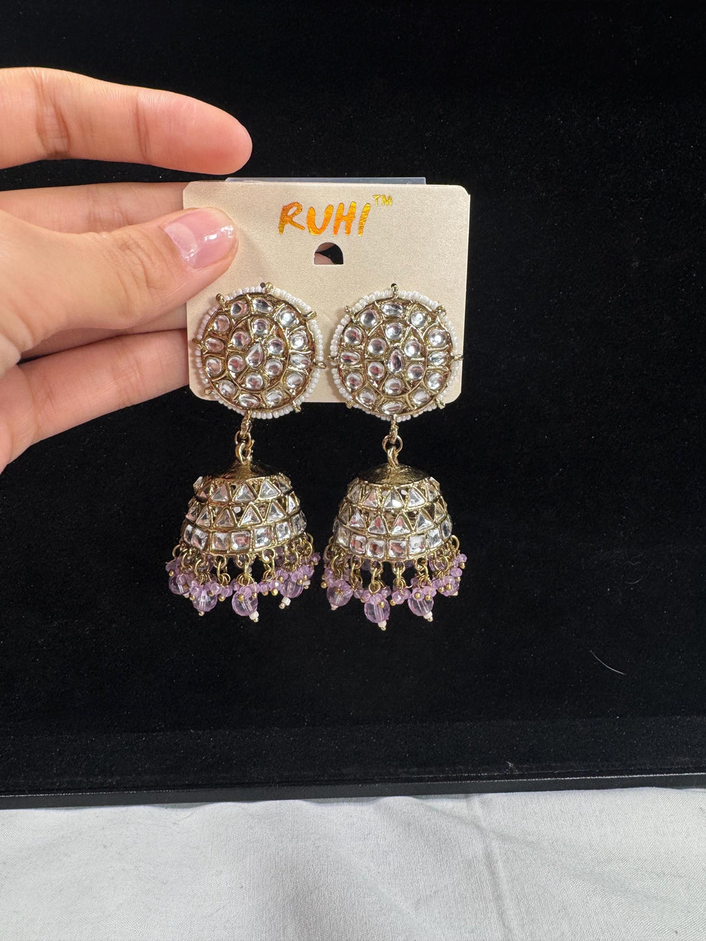 Bollywood Style Jhumka Earrings, Indian Gold Plated Hoop Earrings, Statement Ethnic Jewelry, Festive Earrings, Women's Accessories