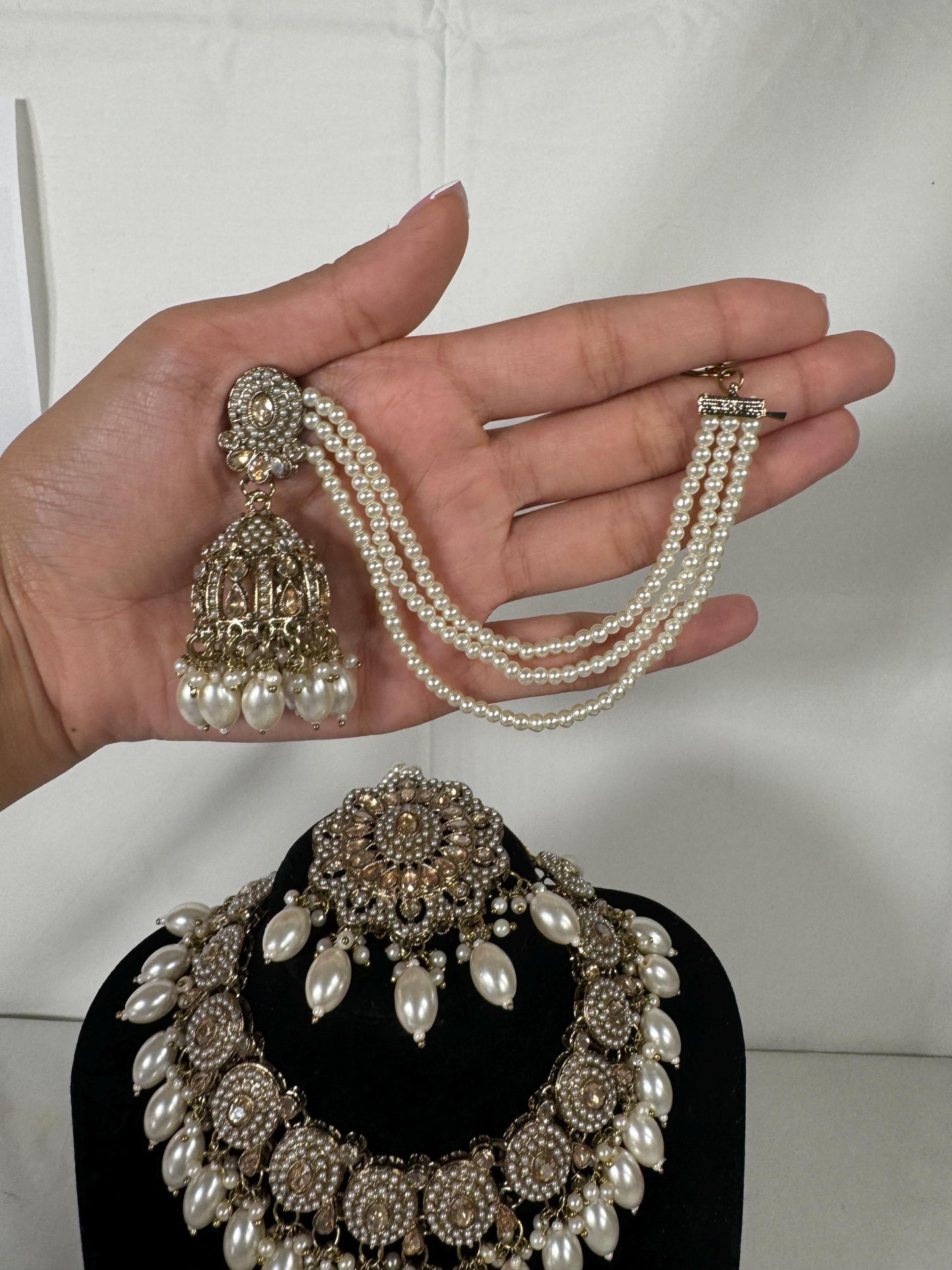 Indian jewlery set/Necklace Set/  Choker/ Bollywood Jewelry/ Indian jewelry/ Pakistani necklace/ punjabi necklace/bridal/
