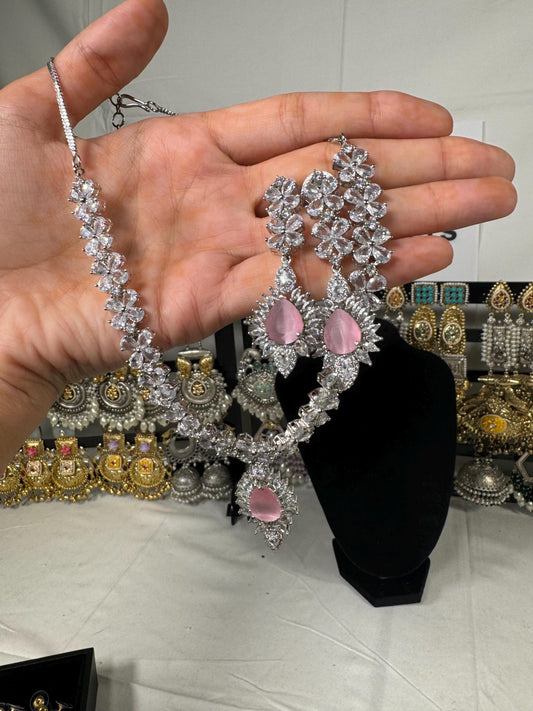 Indian jewlery set/Necklace Set/  Choker/ Bollywood Jewelry/ Indian jewelry/ Pakistani necklace/ punjabi necklace/bridal/