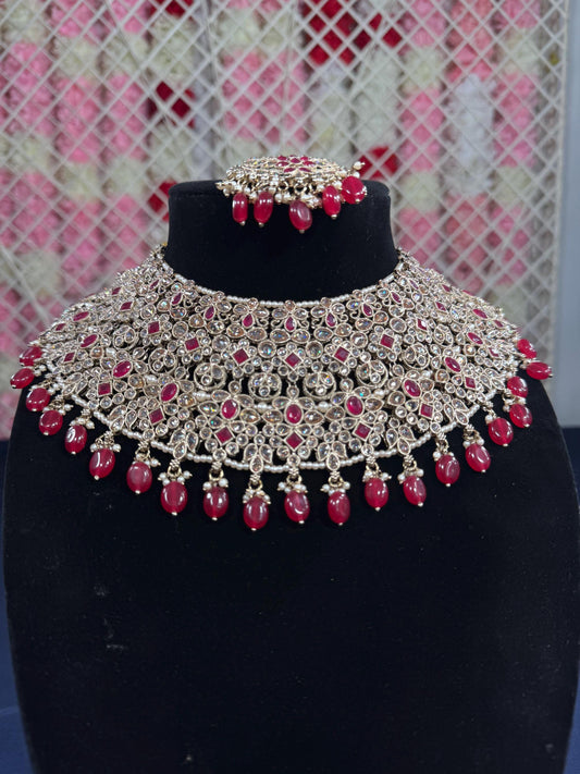 Indian jewlery set/Necklace Set/  Choker/ Bollywood Jewelry/ Indian jewelry/ Pakistani necklace/ punjabi necklace/bridal/
