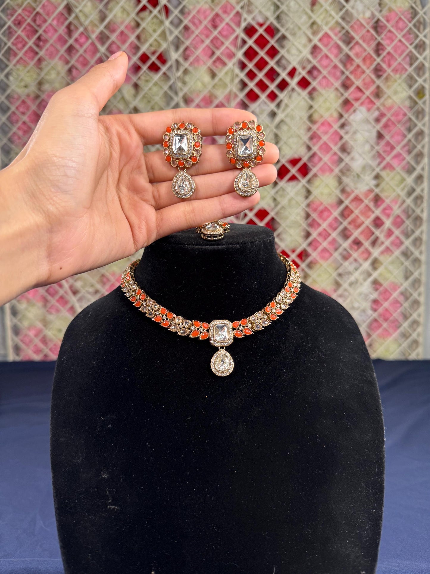 Indian jewlery set/Necklace Set/  Choker/ Bollywood Jewelry/ Indian jewelry/ Pakistani necklace/ punjabi necklace/bridal/