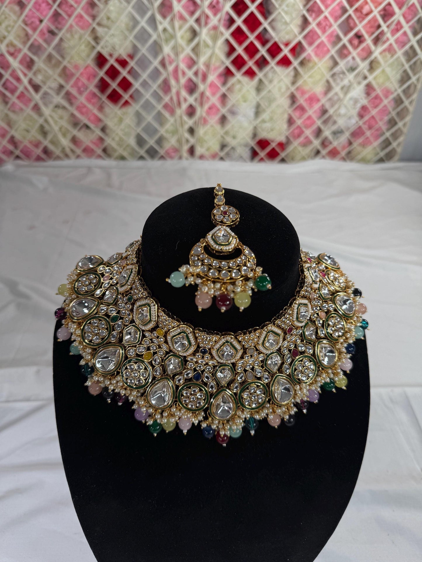 Indian jewlery set/Necklace Set/  Choker/ Bollywood Jewelry/ Indian jewelry/ Pakistani necklace/ punjabi necklace/bridal/