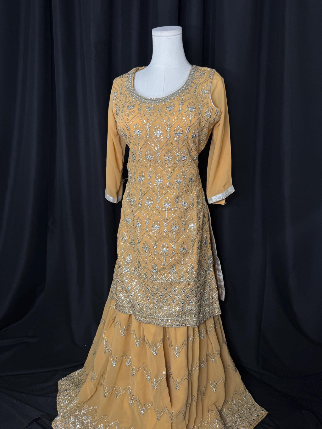 Punjabi Sharrara For Women Indian Designer Wedding Wear Party Wear function Wear Reception Wear Chaniya Choli bollywood Style Indian outfits