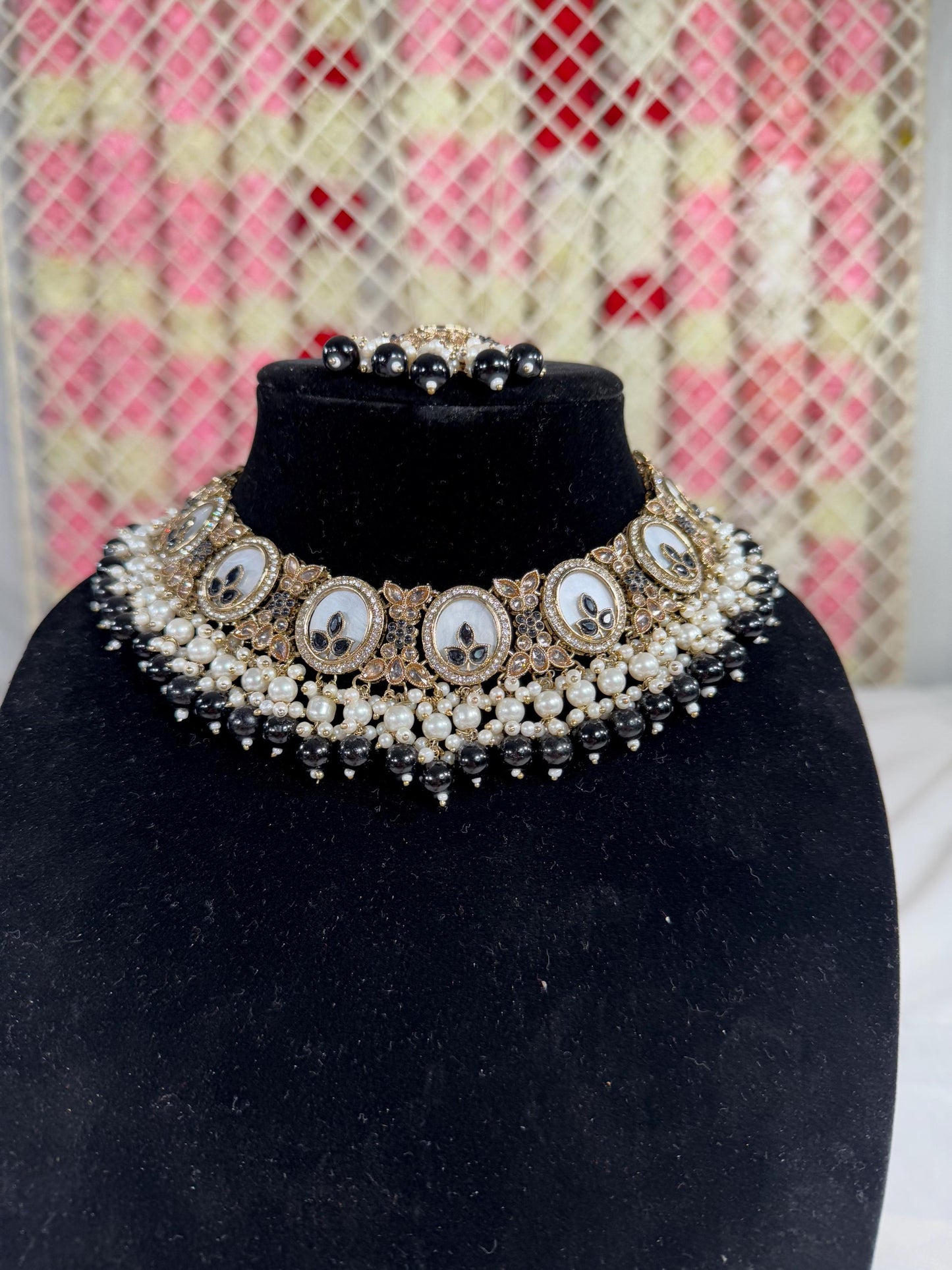 Indian jewlery set/Necklace Set/  Choker/ Bollywood Jewelry/ Indian jewelry/ Pakistani necklace/ punjabi necklace/bridal/