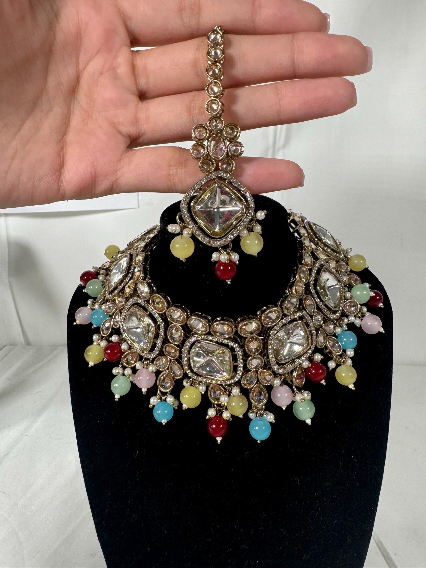 Indian jewlery set/Necklace Set/  Choker/ Bollywood Jewelry/ Indian jewelry/ Pakistani necklace/ punjabi necklace/bridal/