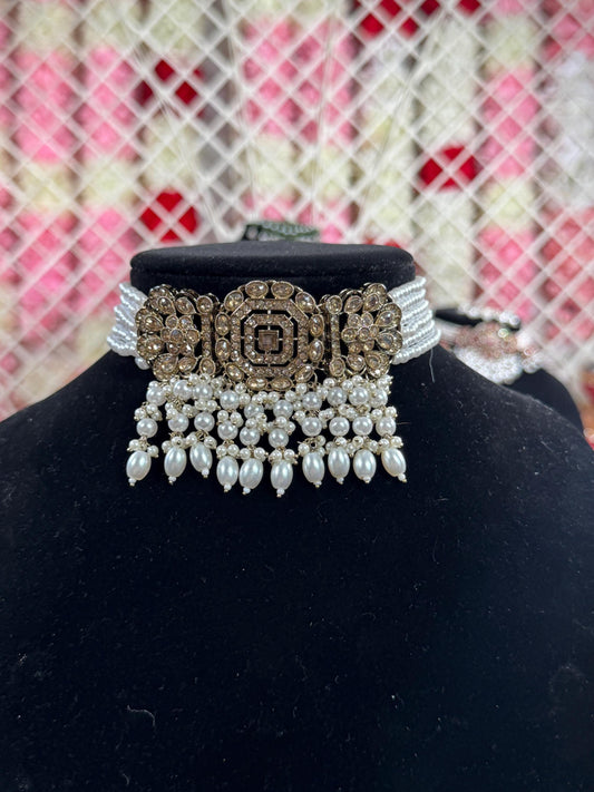 Indian jewlery set/Necklace Set/  Choker/ Bollywood Jewelry/ Indian jewelry/ Pakistani necklace/ punjabi necklace/bridal/