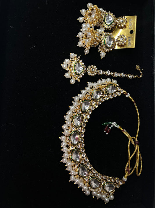 Indian jewlery set/Necklace Set/  Choker/ Bollywood Jewelry/ Indian jewelry/ Pakistani necklace/ punjabi necklace/bridal/