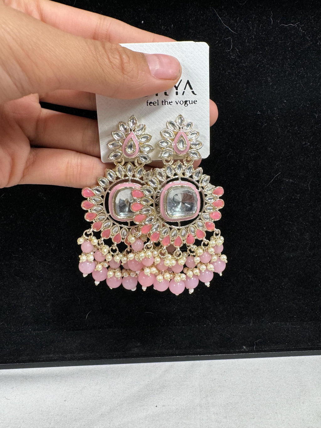 Bollywood Style Jhumka Earrings, Indian Gold Plated Hoop Earrings, Statement Ethnic Jewelry, Festive Earrings, Women's Accessories