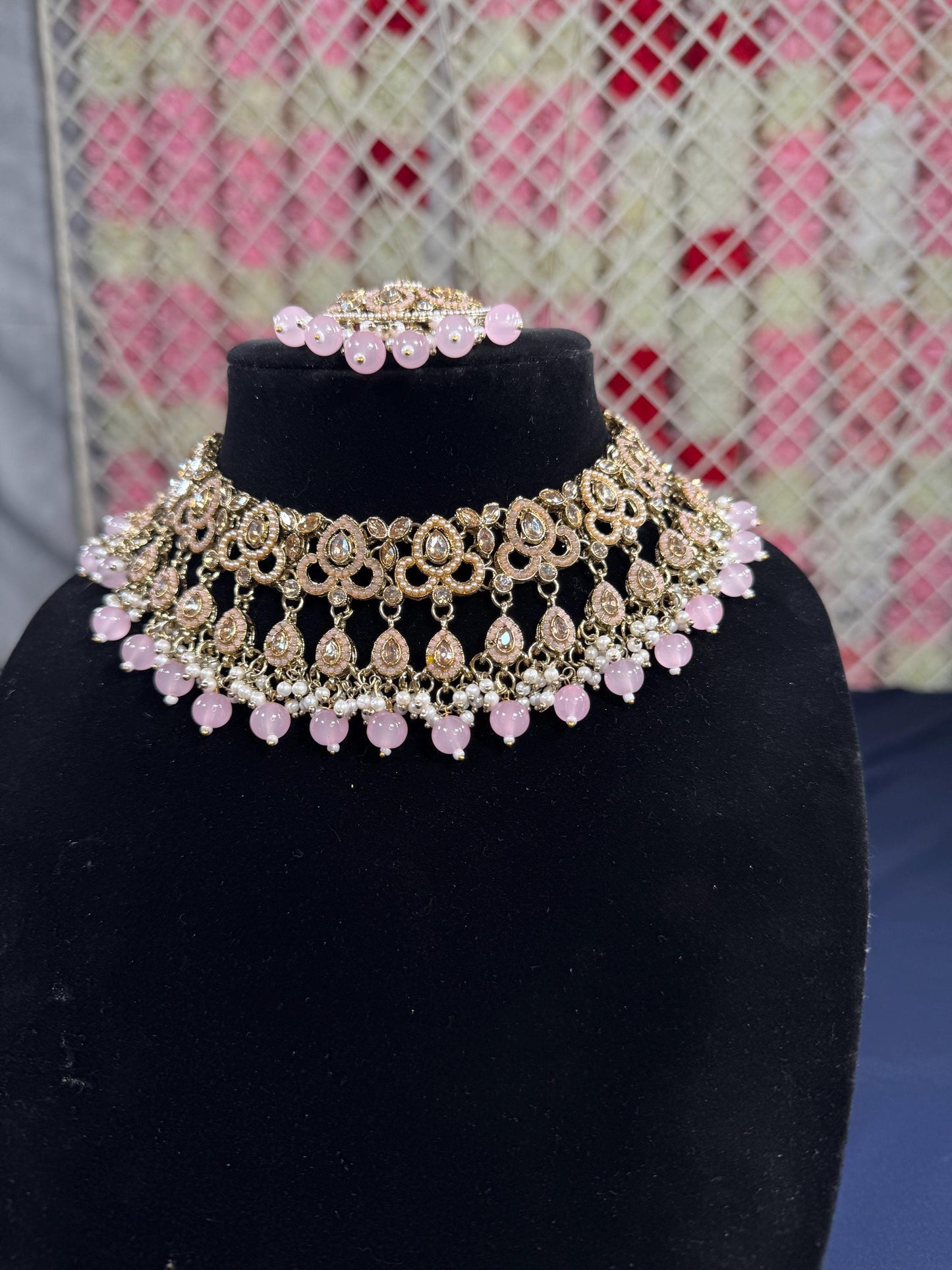 Indian jewlery set/Necklace Set/  Choker/ Bollywood Jewelry/ Indian jewelry/ Pakistani necklace/ punjabi necklace/bridal/