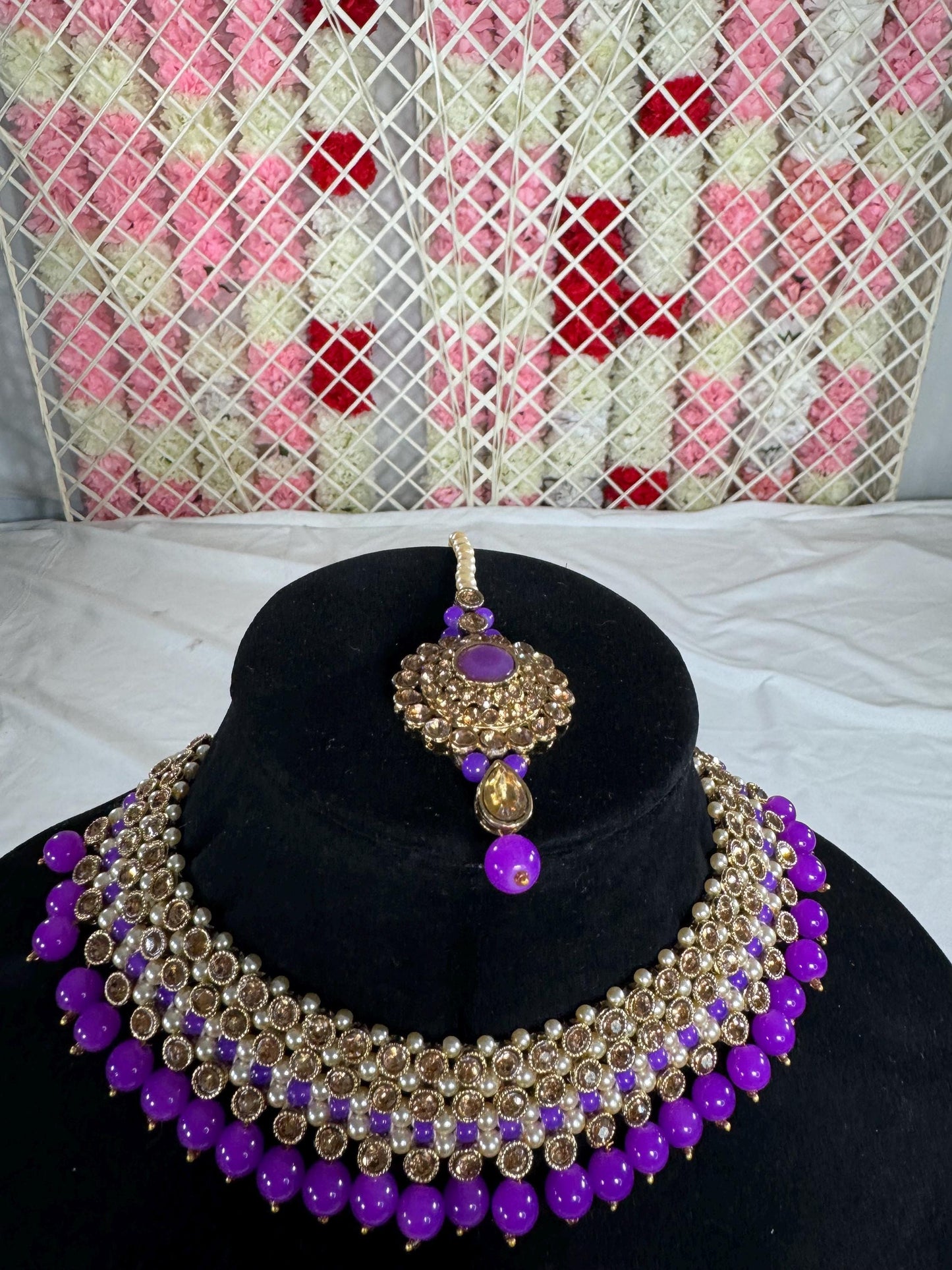 Indian jewlery set/Necklace Set/  Choker/ Bollywood Jewelry/ Indian jewelry/ Pakistani necklace/ punjabi necklace/bridal/