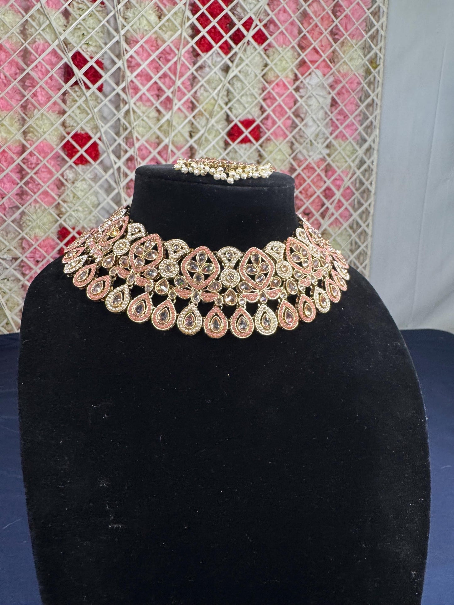 Indian jewlery set/Necklace Set/  Choker/ Bollywood Jewelry/ Indian jewelry/ Pakistani necklace/ punjabi necklace/bridal/