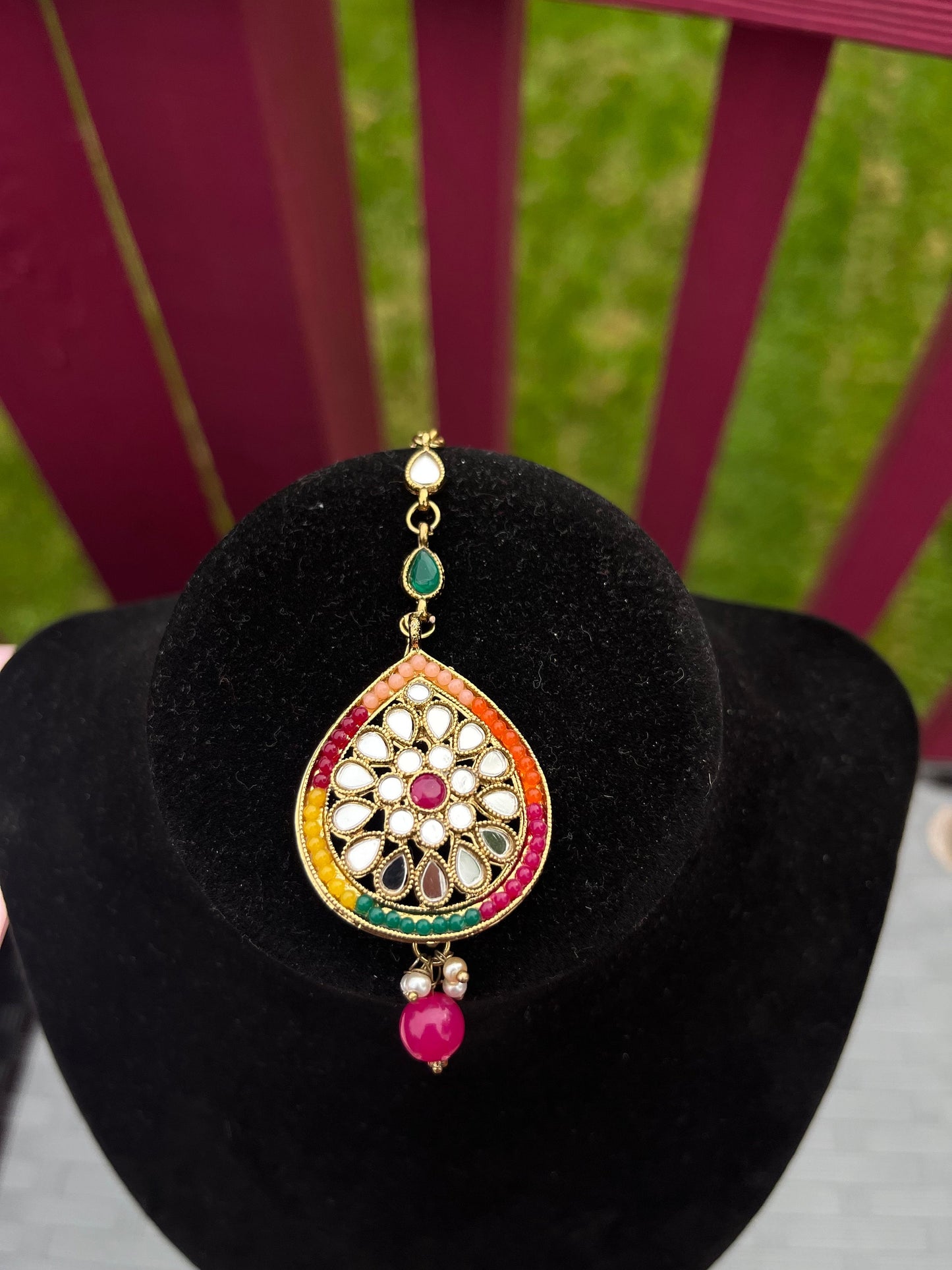 Maang tikka/ Kundan Tikka/ Indian Jewelry/ Indian Wedding Jewelry/ Pakistani Jewelry/ Jhoomer/ Matha patti/ Indian forehead jewelry