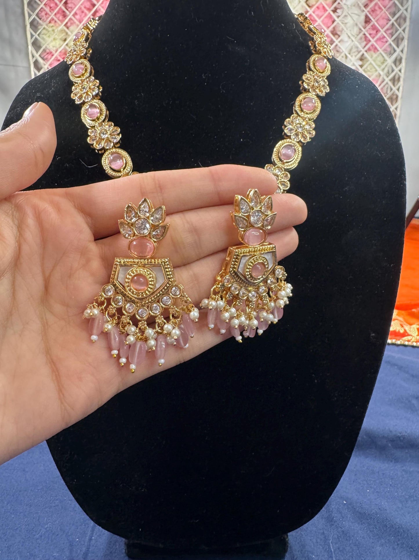 Indian jewlery set/Necklace Set/  Choker/ Bollywood Jewelry/ Indian jewelry/ Pakistani necklace/ punjabi necklace/bridal/