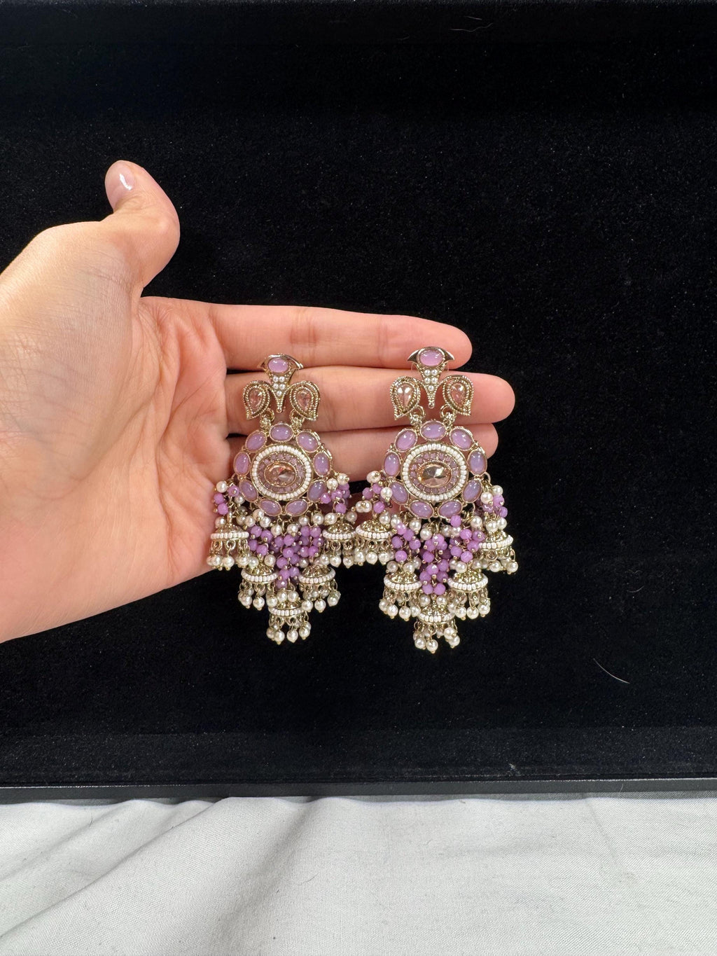 Bollywood Style Jhumka Earrings, Indian Gold Plated Hoop Earrings, Statement Ethnic Jewelry, Festive Earrings, Women's Accessories