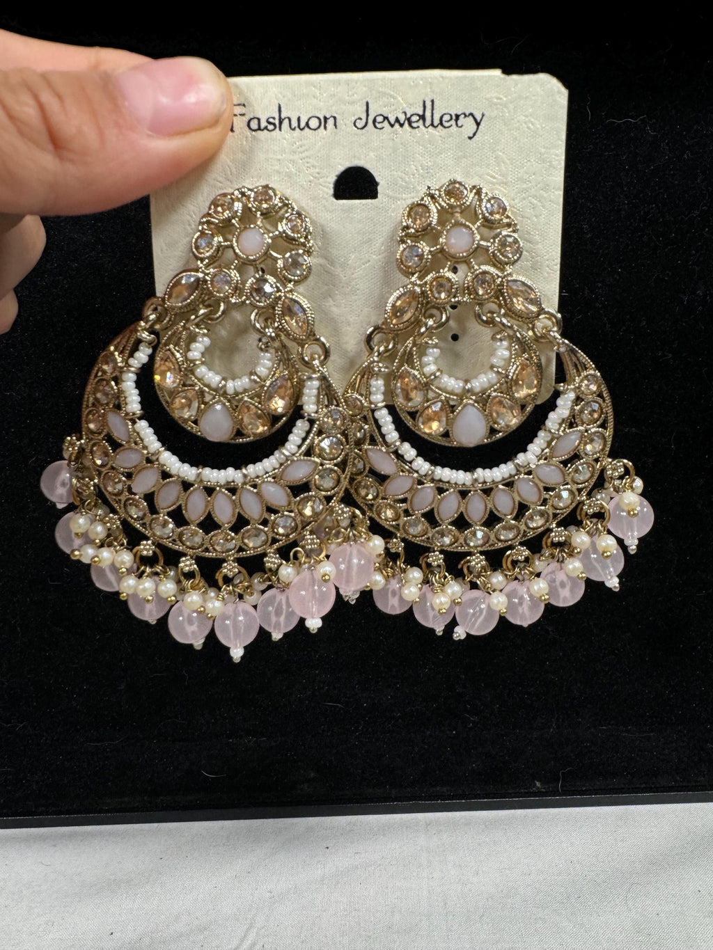 Bollywood Style Jhumka Earrings, Indian Gold Plated Hoop Earrings, Statement Ethnic Jewelry, Festive Earrings, Women's Accessories