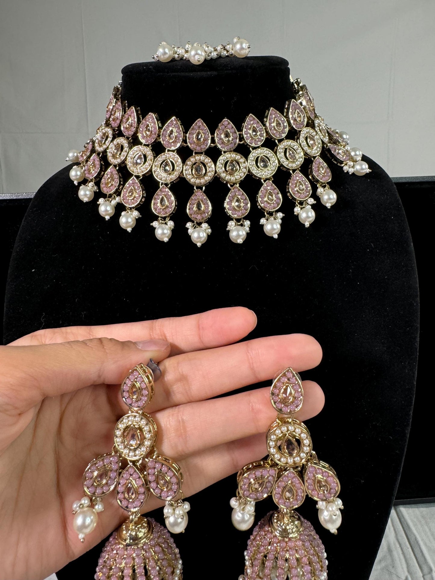Indian jewlery set/Necklace Set/  Choker/ Bollywood Jewelry/ Indian jewelry/ Pakistani necklace/ punjabi necklace/bridal/