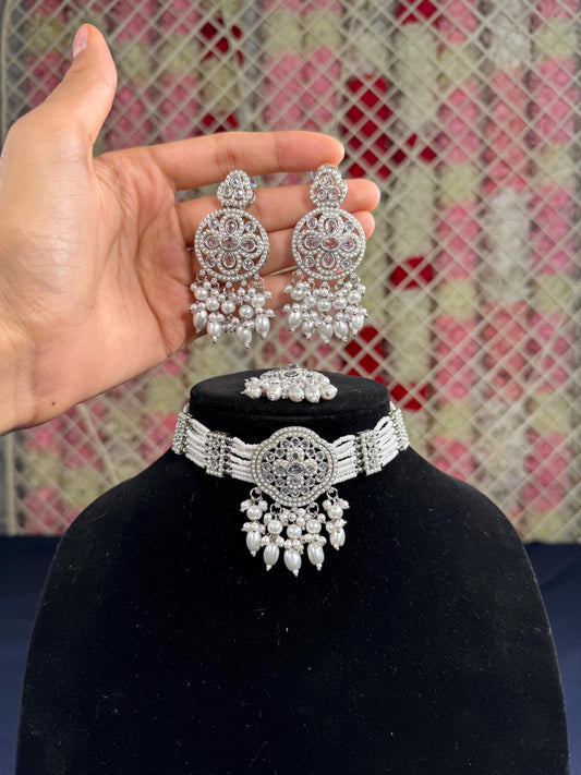Indian jewlery set/Necklace Set/  Choker/ Bollywood Jewelry/ Indian jewelry/ Pakistani necklace/ punjabi necklace/bridal/