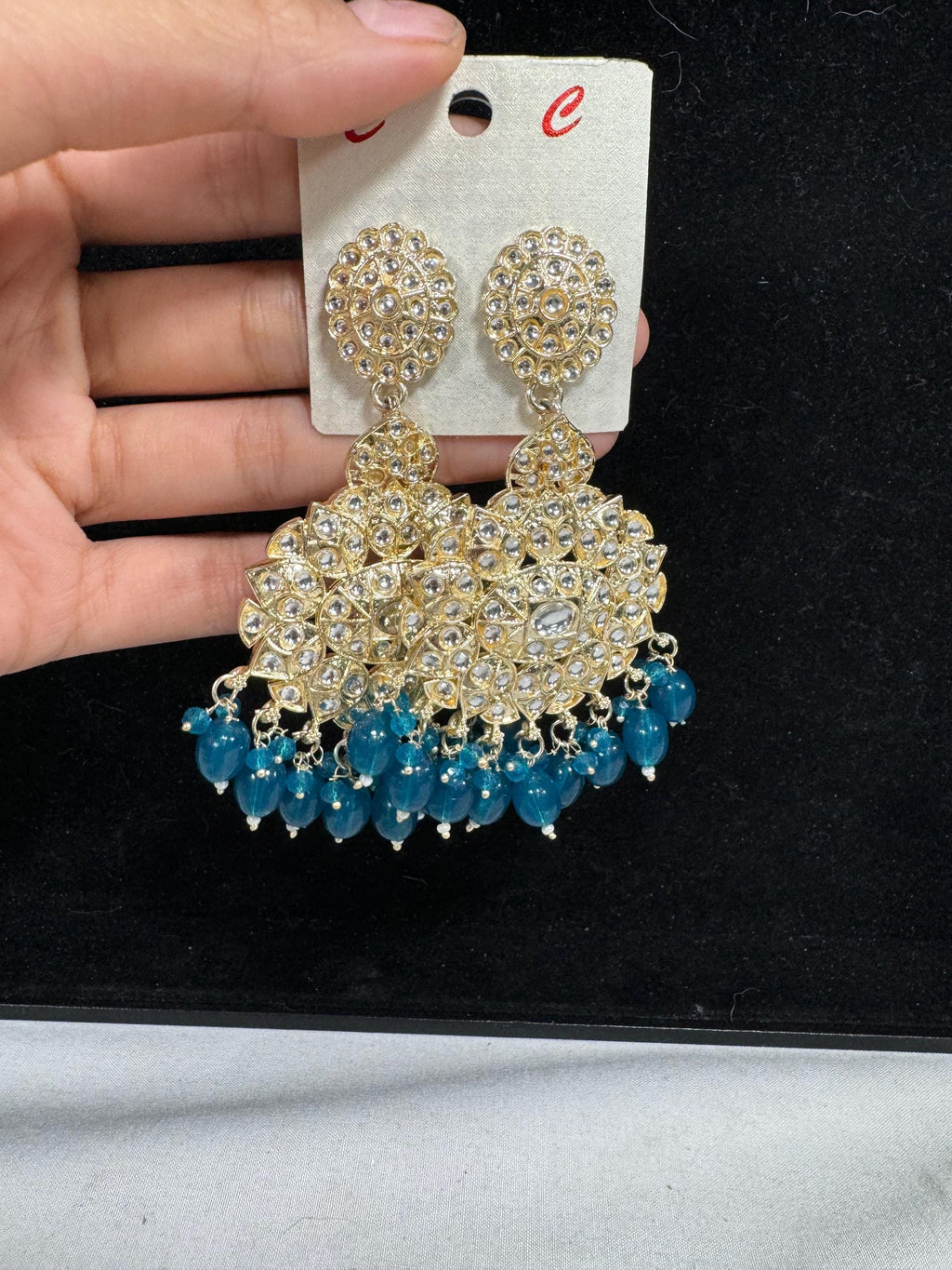 Bollywood Style Jhumka Earrings, Indian Gold Plated Hoop Earrings, Statement Ethnic Jewelry, Festive Earrings, Women's Accessories