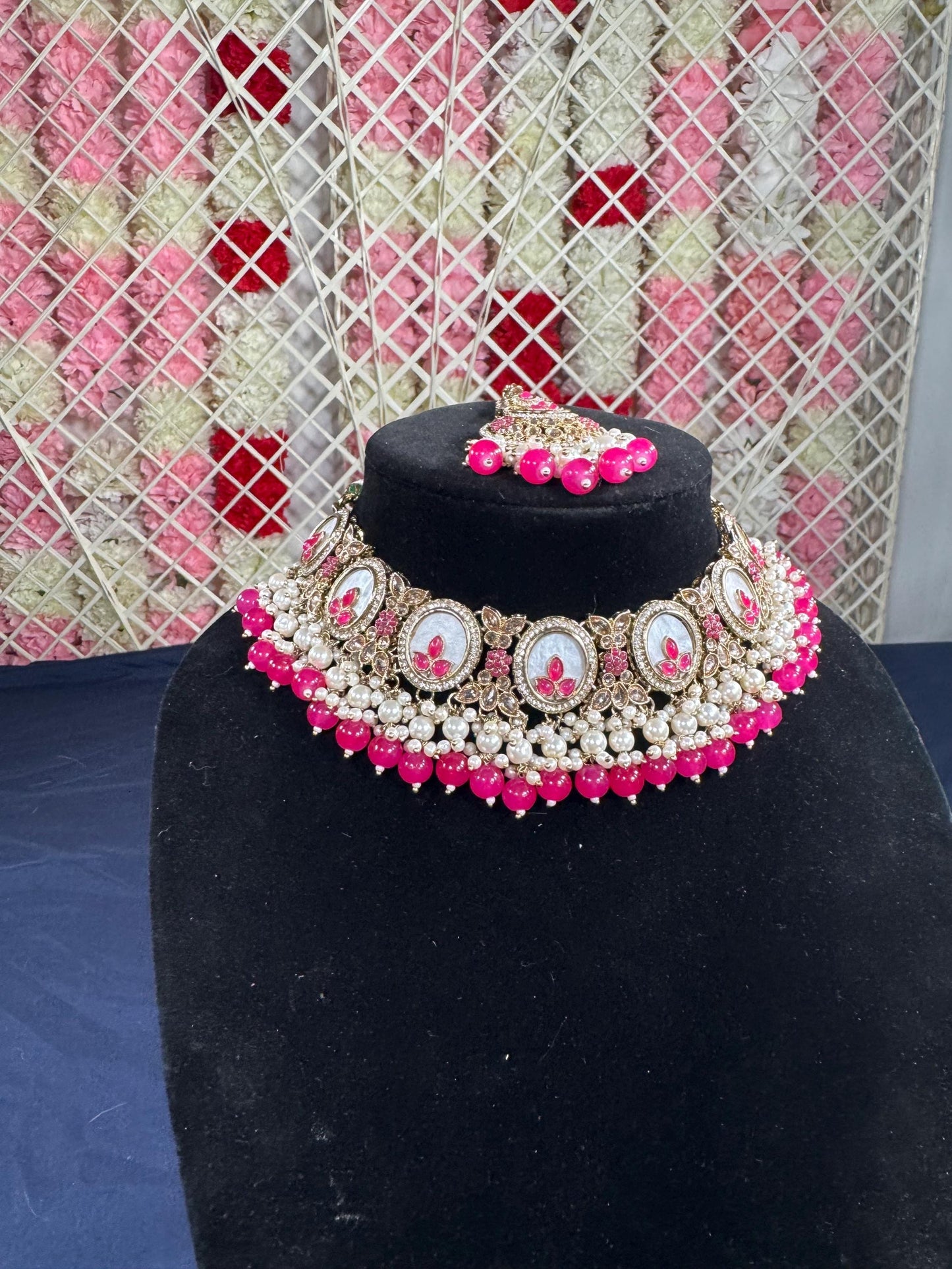 Indian jewlery set/Necklace Set/  Choker/ Bollywood Jewelry/ Indian jewelry/ Pakistani necklace/ punjabi necklace/bridal/