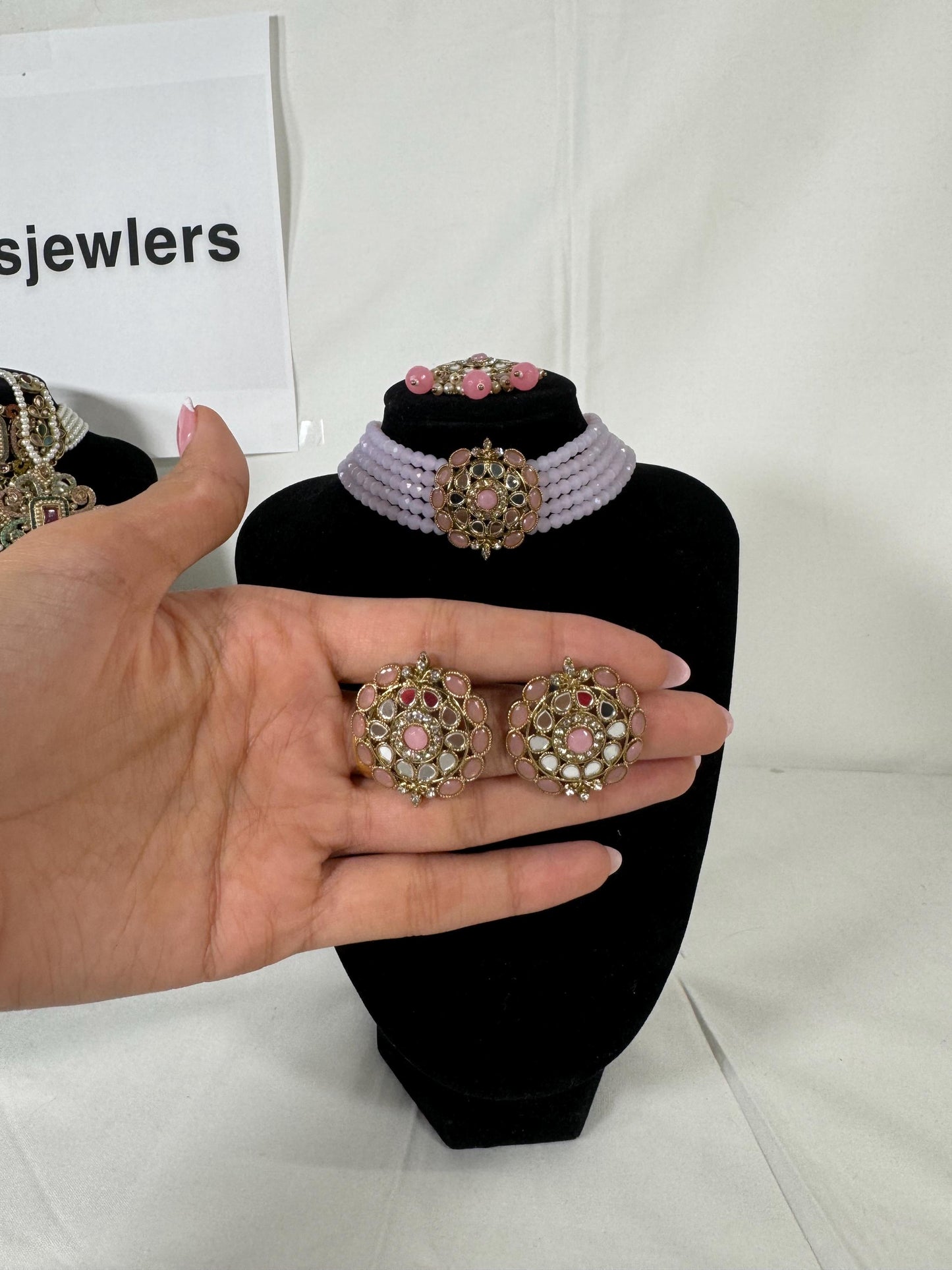 Indian jewlery set/Necklace Set/  Choker/ Bollywood Jewelry/ Indian jewelry/ Pakistani necklace/ punjabi necklace/bridal/