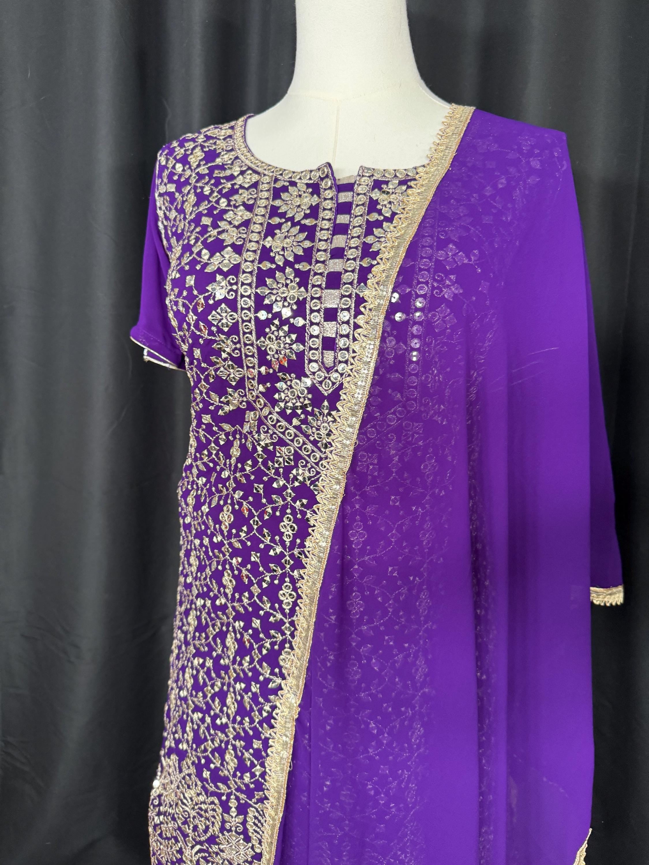 Punjabi Sharrara For Women Indian Designer Wedding Wear Party Wear function Wear Reception Wear Chaniya Choli bollywood Style Indian outfits