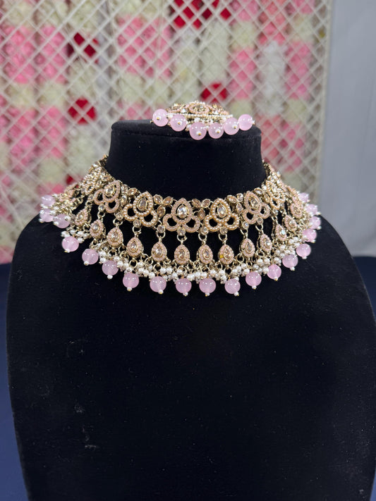 Indian jewlery set/Necklace Set/  Choker/ Bollywood Jewelry/ Indian jewelry/ Pakistani necklace/ punjabi necklace/bridal/