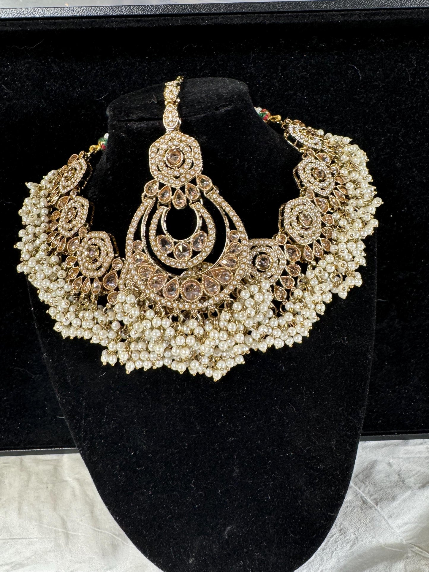 Indian jewlery set/Necklace Set/  Choker/ Bollywood Jewelry/ Indian jewelry/ Pakistani necklace/ punjabi necklace/bridal/