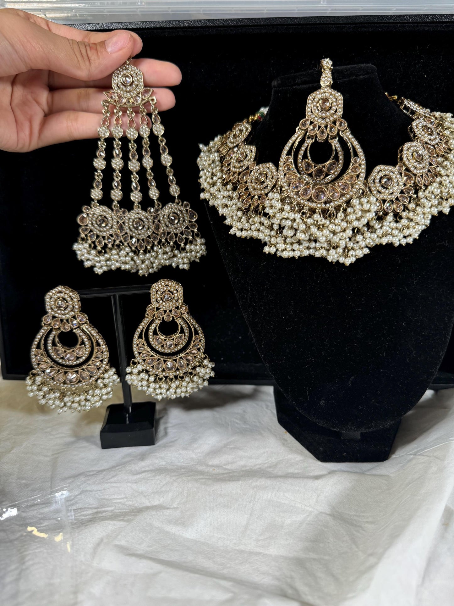 Indian jewlery set/Necklace Set/  Choker/ Bollywood Jewelry/ Indian jewelry/ Pakistani necklace/ punjabi necklace/bridal/
