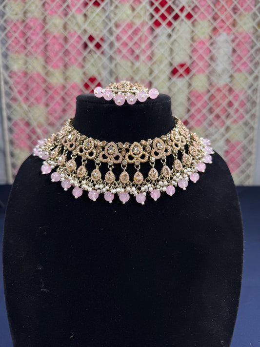 Indian jewlery set/Necklace Set/  Choker/ Bollywood Jewelry/ Indian jewelry/ Pakistani necklace/ punjabi necklace/bridal/