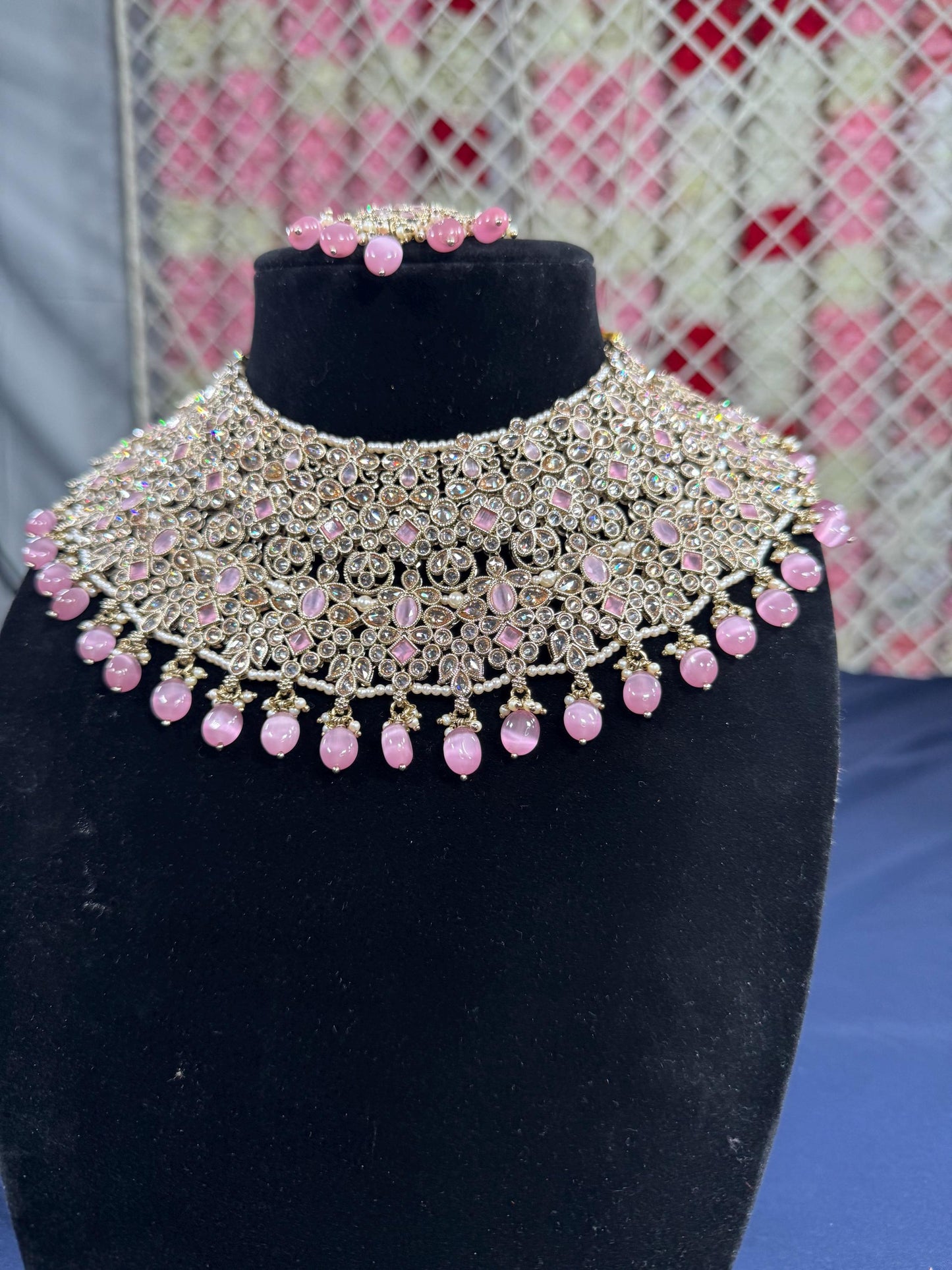 Indian jewlery set/Necklace Set/  Choker/ Bollywood Jewelry/ Indian jewelry/ Pakistani necklace/ punjabi necklace/bridal/