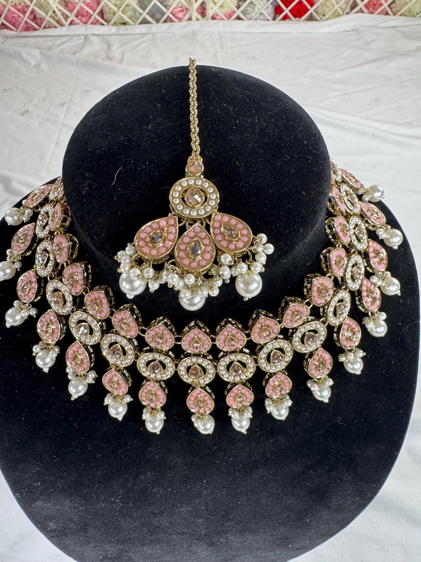 Indian jewlery set/Necklace Set/  Choker/ Bollywood Jewelry/ Indian jewelry/ Pakistani necklace/ punjabi necklace/bridal/