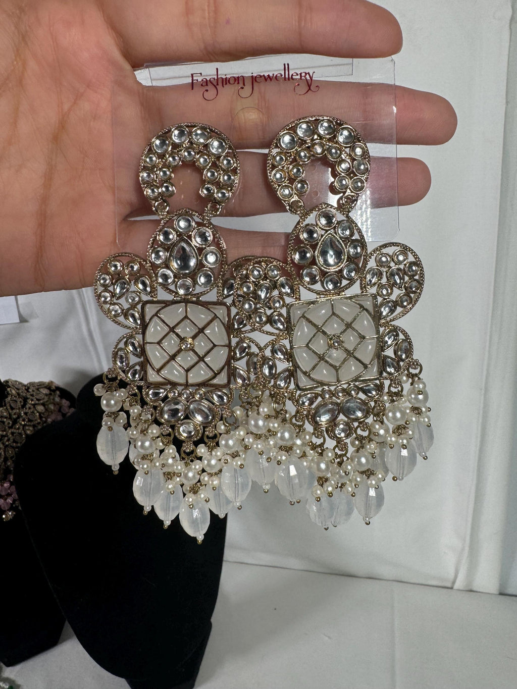 Bollywood Style Jhumka Earrings, Indian Gold Plated Hoop Earrings, Statement Ethnic Jewelry, Festive Earrings, Women's Accessories