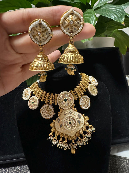 Indian jewlery set/Necklace Set/  Choker/ Bollywood Jewelry/ Indian jewelry/ Pakistani necklace/ punjabi necklace/bridal/