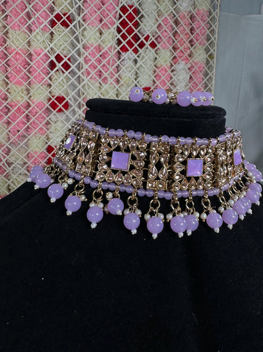 Indian jewlery set/Necklace Set/  Choker/ Bollywood Jewelry/ Indian jewelry/ Pakistani necklace/ punjabi necklace/bridal/