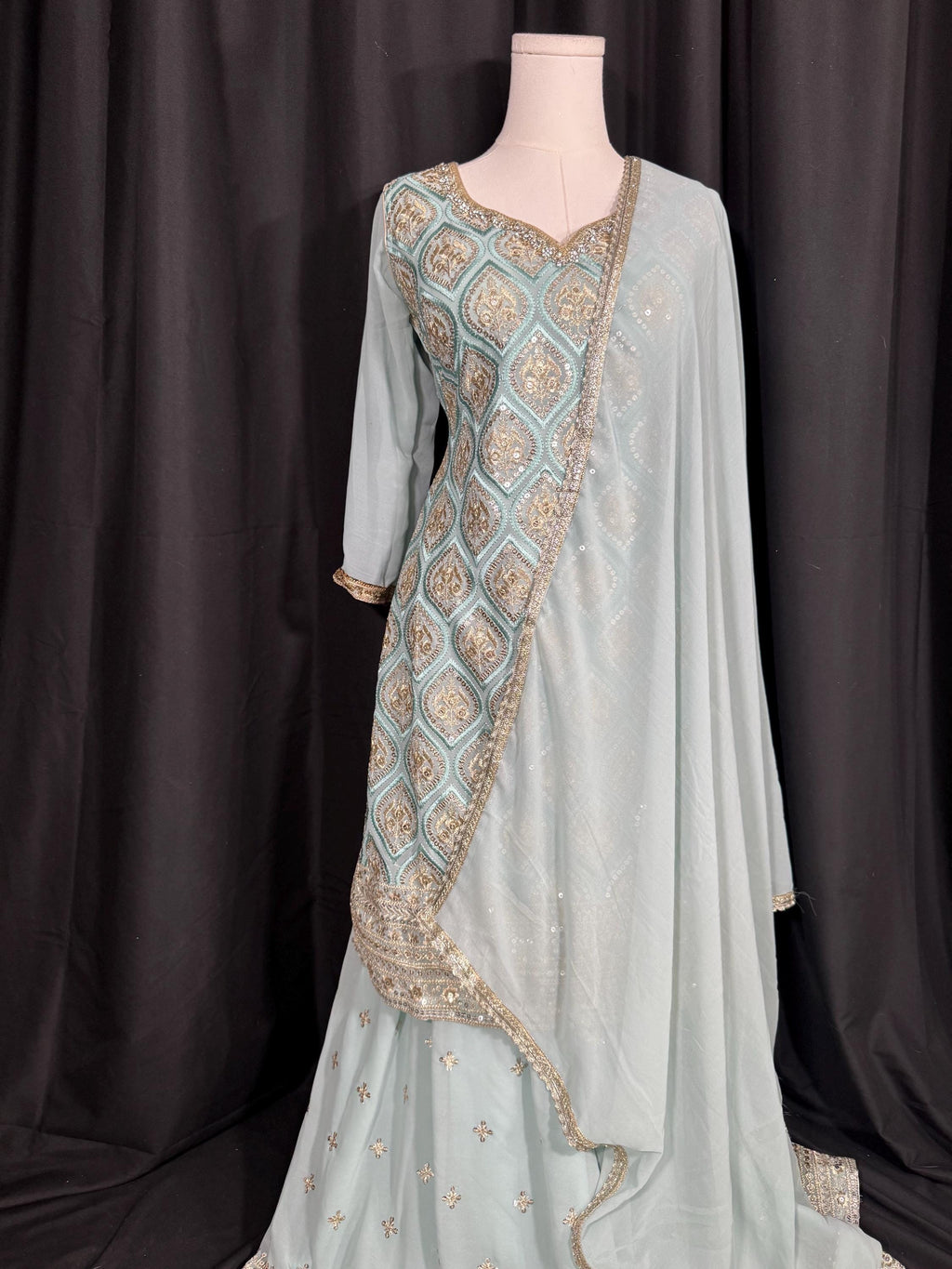 Punjabi Sharrara For Women Indian Designer Wedding Wear Party Wear function Wear Reception Wear Chaniya Choli bollywood Style Indian outfits