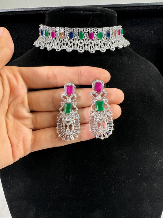 Indian jewlery set/Necklace Set/  Choker/ Bollywood Jewelry/ Indian jewelry/ Pakistani necklace/ punjabi necklace/bridal/