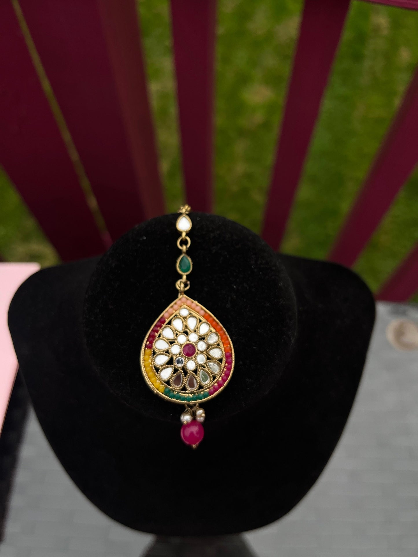 Maang tikka/ Kundan Tikka/ Indian Jewelry/ Indian Wedding Jewelry/ Pakistani Jewelry/ Jhoomer/ Matha patti/ Indian forehead jewelry