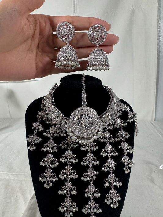 Indian jewlery set/Necklace Set/  Choker/ Bollywood Jewelry/ Indian jewelry/ Pakistani necklace/ punjabi necklace/bridal/